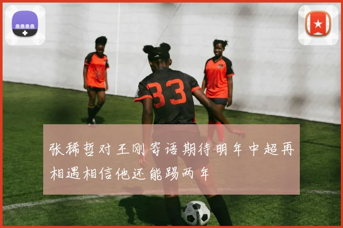 张稀哲对王刚寄语期待明年中超再相遇相信他还能踢两年